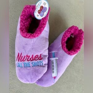 Snoozies Plush Slippers (Nurse) size 7/8